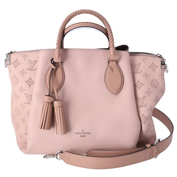 Louis Vuitton Haumea Mahina Handbag M55030 Magnolia Pink Leather - Picture 1 of 7
